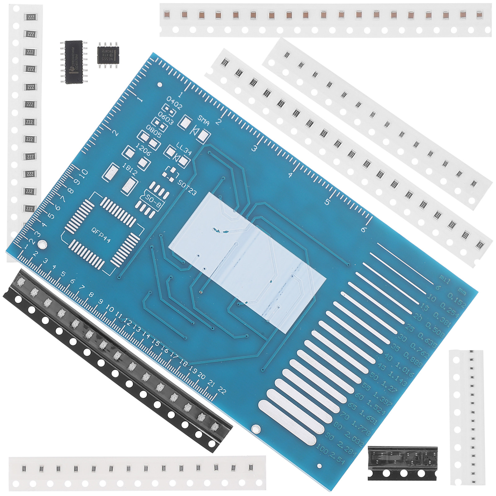 Diy Electronics Project Kit - 1 Zestaw do ćwiczeń lutowania, płytka