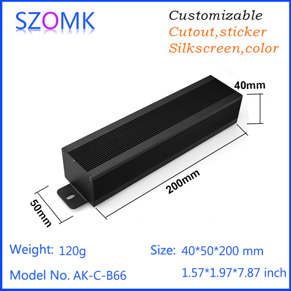 Diy Electronics Box - 1 sztuka Aluminiowa Obudowa 40*50*200mm Skrzynka